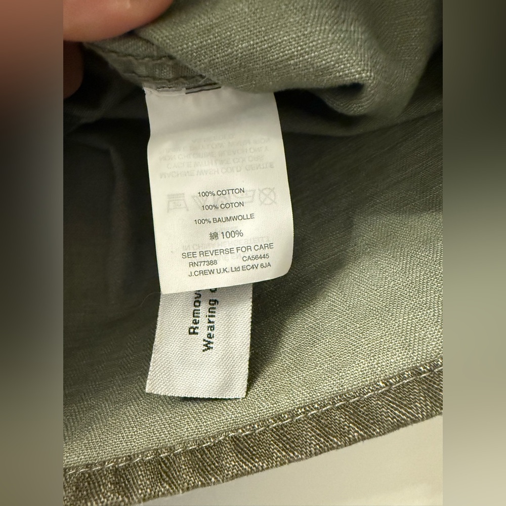 J. Crew Green Camo Shirt Jacket - Picture 3 of 5
